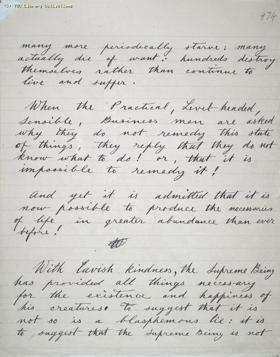 The Ragged Trousered Philanthropists - Manuscript, Page 974