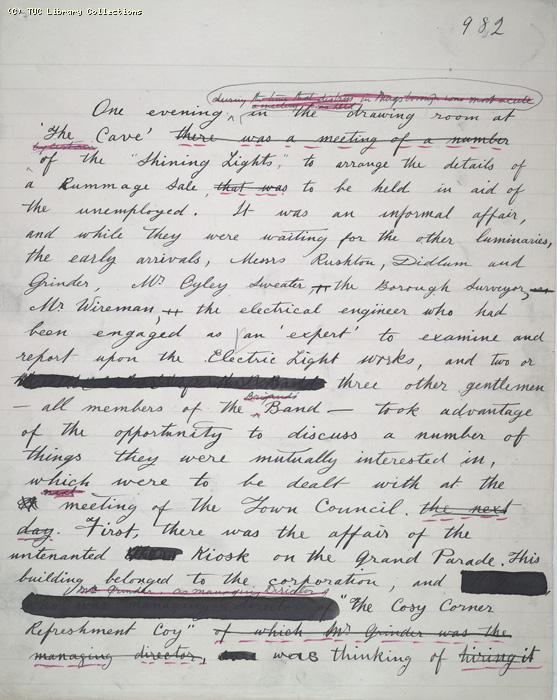 The Ragged Trousered Philanthropists - Manuscript, Page 982