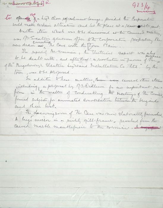 The Ragged Trousered Philanthropists - Manuscript, Page 983 & 984