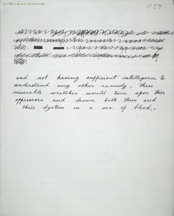 The Ragged Trousered Philanthropists - Manuscript, Page 1027