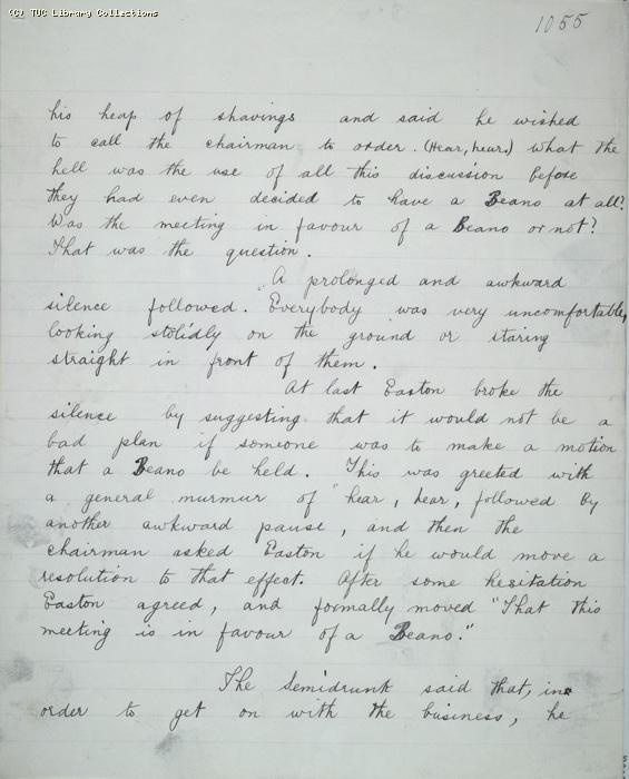 The Ragged Trousered Philanthropists - Manuscript, Page 1055