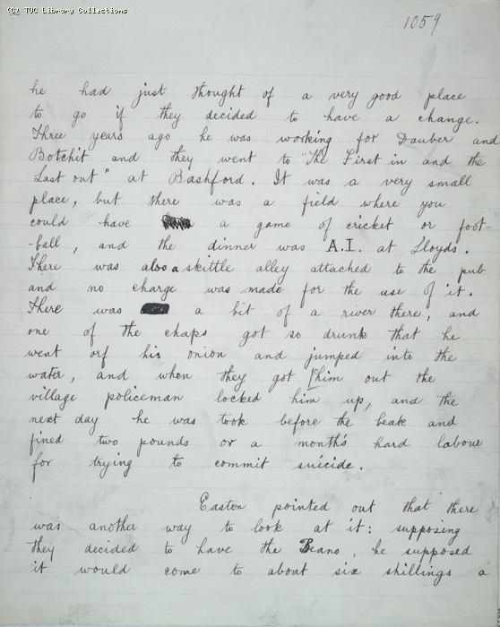 The Ragged Trousered Philanthropists - Manuscript, Page 1059