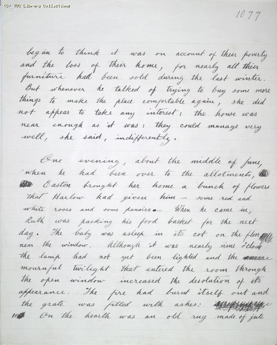 The Ragged Trousered Philanthropists - Manuscript, Page 1077