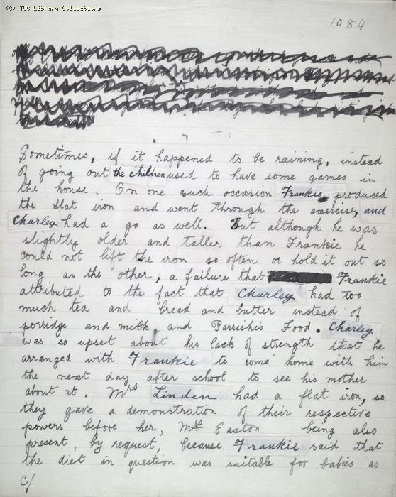 The Ragged Trousered Philanthropists - Manuscript, Page 1084
