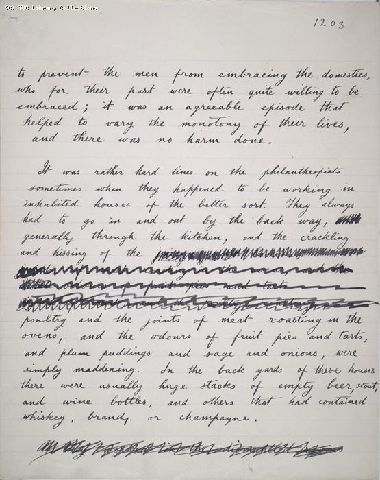 The Ragged Trousered Philanthropists - Manuscript, Page 1203