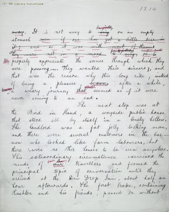 The Ragged Trousered Philanthropists - Manuscript, Page 1214