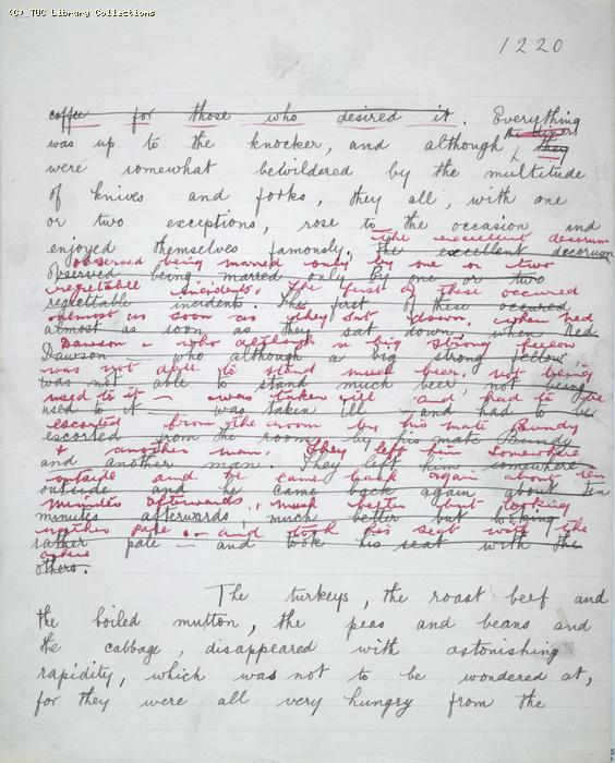 The Ragged Trousered Philanthropists - Manuscript, Page 1220