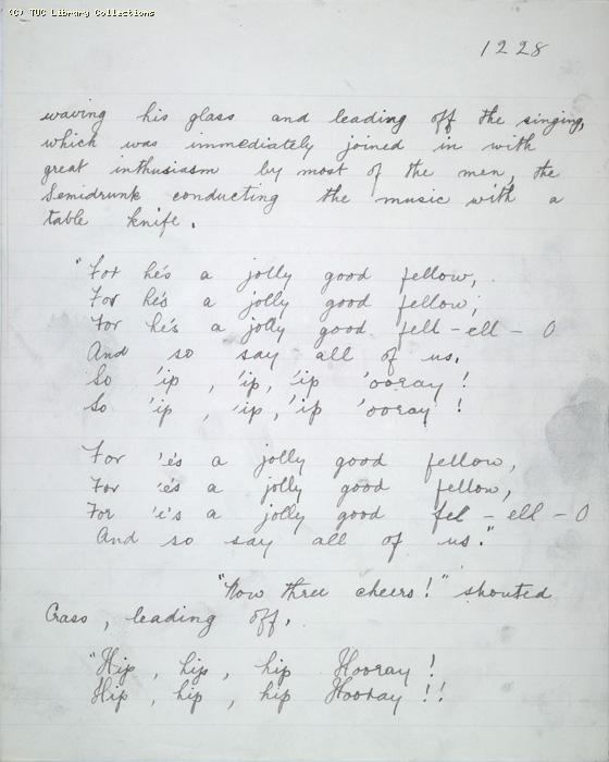 The Ragged Trousered Philanthropists - Manuscript, Page 1228