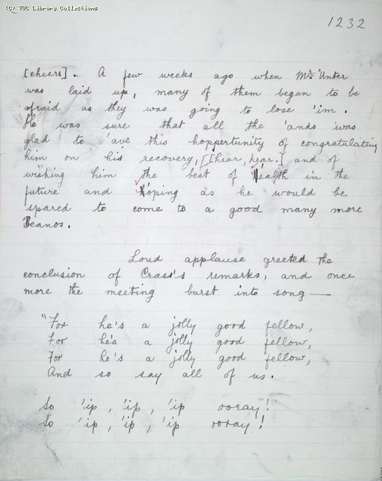 The Ragged Trousered Philanthropists - Manuscript, Page 1232