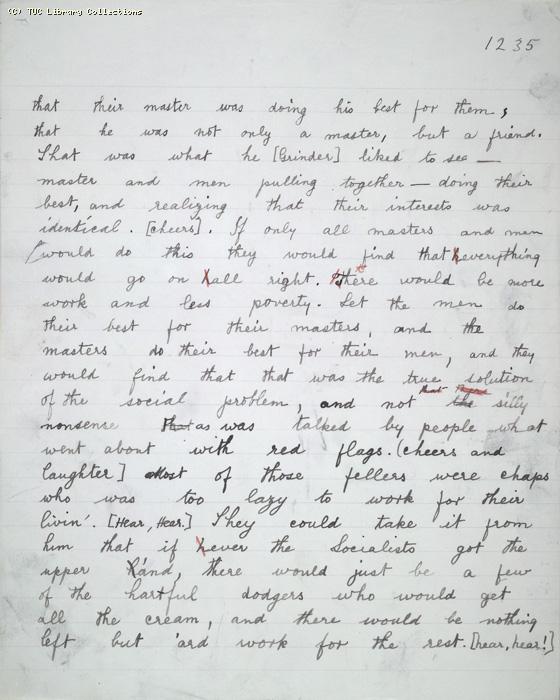 The Ragged Trousered Philanthropists - Manuscript, Page 1235