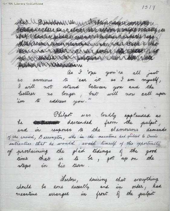 The Ragged Trousered Philanthropists - Manuscript, Page 1319