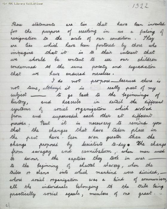 The Ragged Trousered Philanthropists - Manuscript, Page 1322