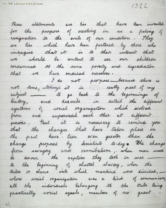 The Ragged Trousered Philanthropists - Manuscript, Page 1322