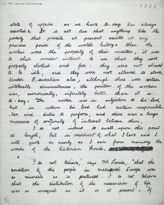 The Ragged Trousered Philanthropists - Manuscript, Page 1324