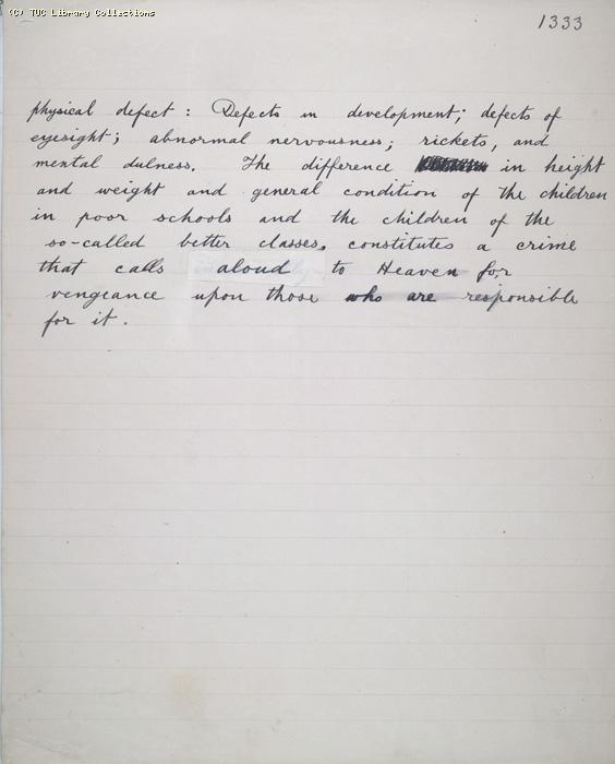 The Ragged Trousered Philanthropists - Manuscript, Page 1333