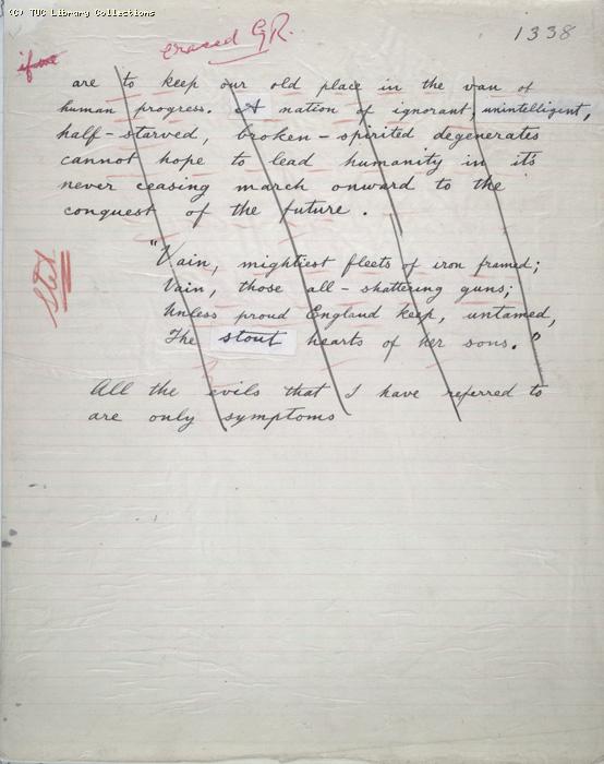 The Ragged Trousered Philanthropists - Manuscript, Page 1338b