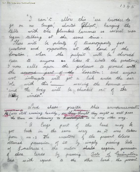 The Ragged Trousered Philanthropists - Manuscript, Page 1345