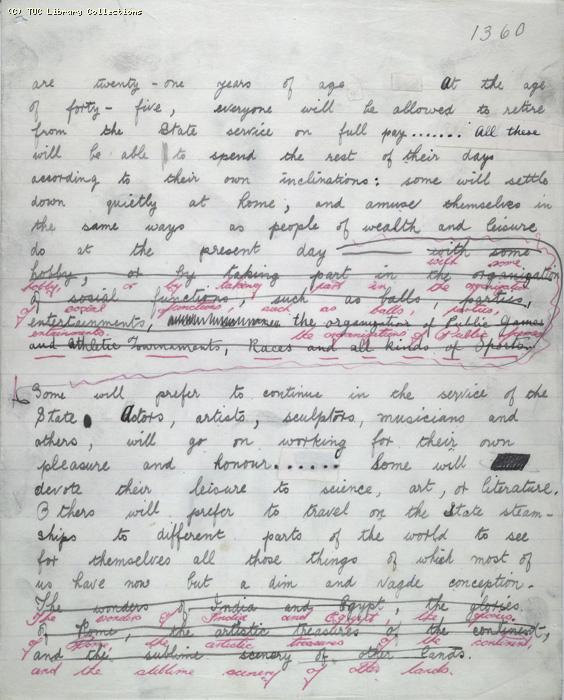 The Ragged Trousered Philanthropists - Manuscript, Page 1360