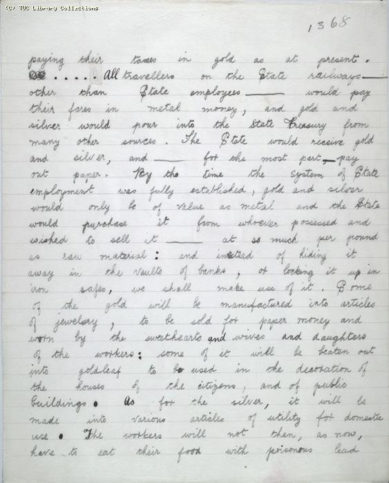 The Ragged Trousered Philanthropists - Manuscript, Page 1368