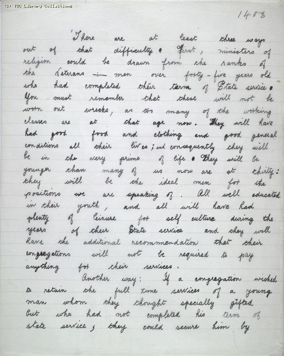 The Ragged Trousered Philanthropists - Manuscript, Page 1403