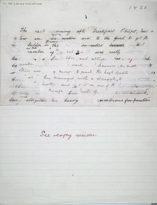 The Ragged Trousered Philanthropists - Manuscript, Page 1420