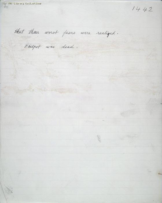 The Ragged Trousered Philanthropists - Manuscript, Page 1442