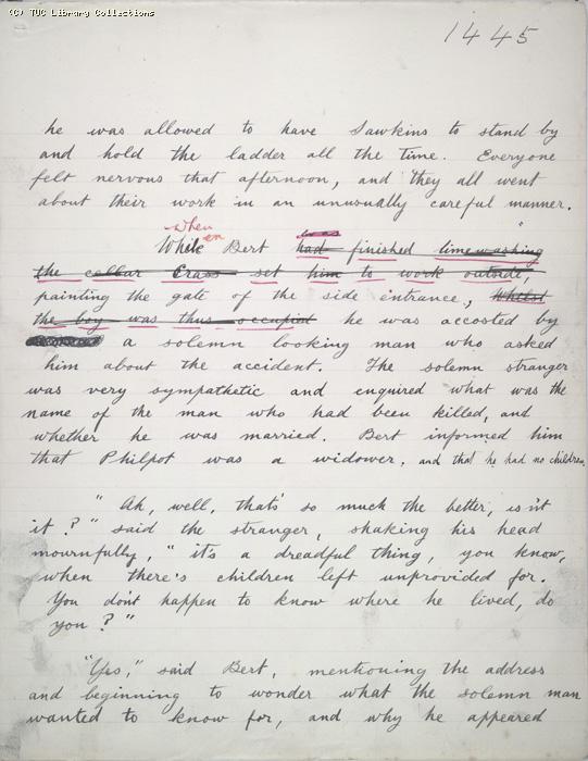 The Ragged Trousered Philanthropists - Manuscript, Page 1445