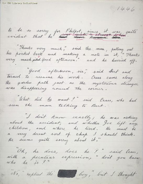 The Ragged Trousered Philanthropists - Manuscript, Page 1446