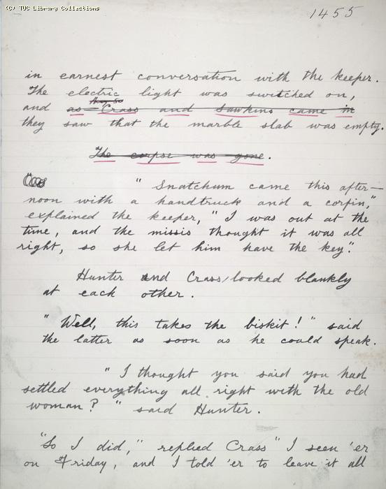 The Ragged Trousered Philanthropists - Manuscript, Page 1455