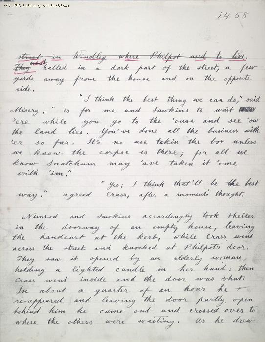 The Ragged Trousered Philanthropists - Manuscript, Page 1458