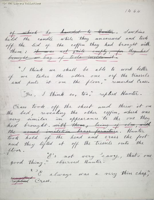 The Ragged Trousered Philanthropists - Manuscript, Page 1464