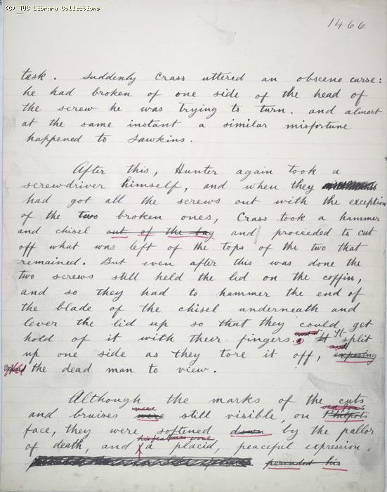 The Ragged Trousered Philanthropists - Manuscript, Page 1466