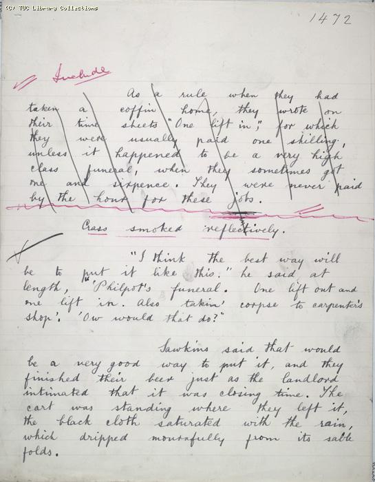 The Ragged Trousered Philanthropists - Manuscript, Page 1472