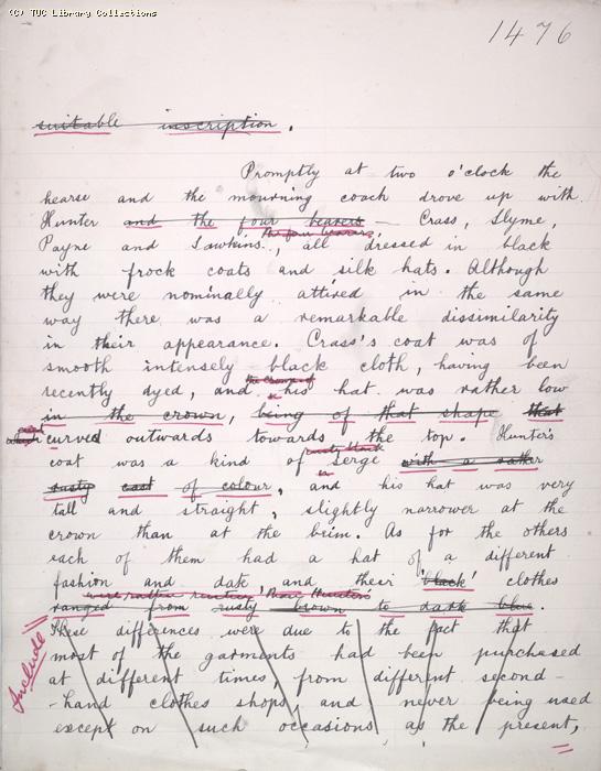 The Ragged Trousered Philanthropists - Manuscript, Page 1476