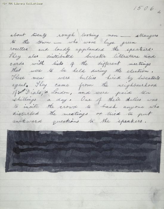 The Ragged Trousered Philanthropists - Manuscript, Page 1506