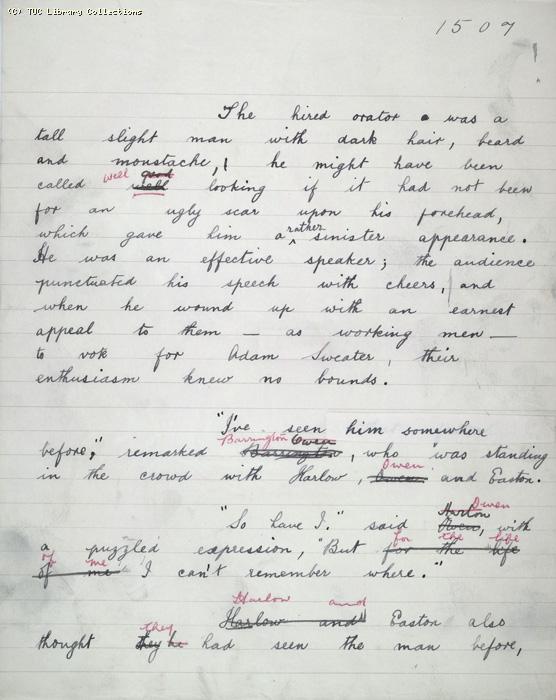 The Ragged Trousered Philanthropists - Manuscript, Page 1507
