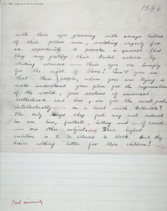 The Ragged Trousered Philanthropists - Manuscript, Page 1546