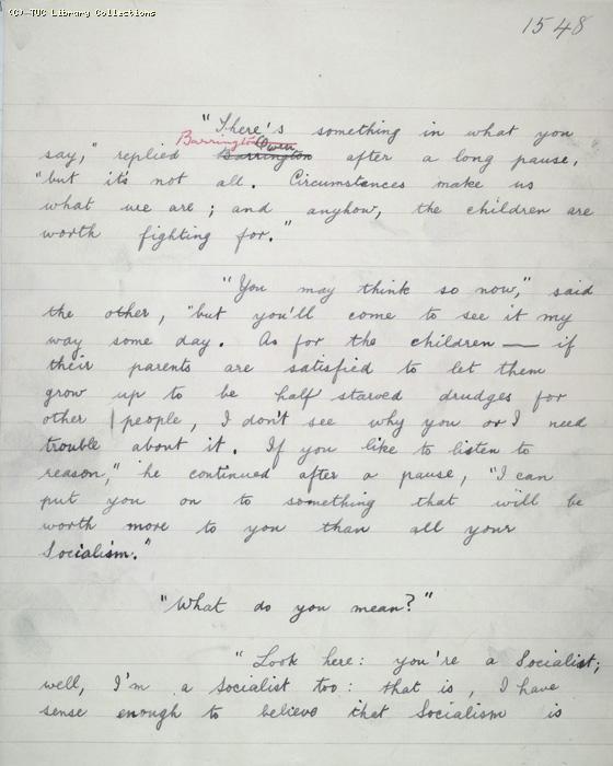 The Ragged Trousered Philanthropists - Manuscript, Page 1548