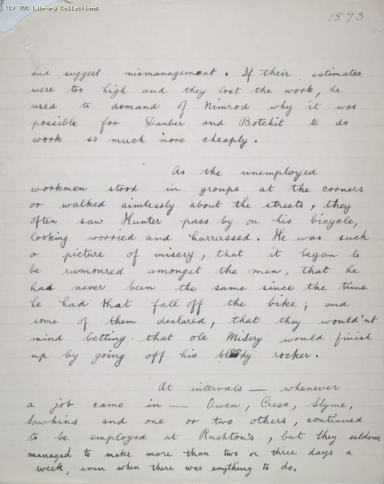 The Ragged Trousered Philanthropists - Manuscript, Page 1573