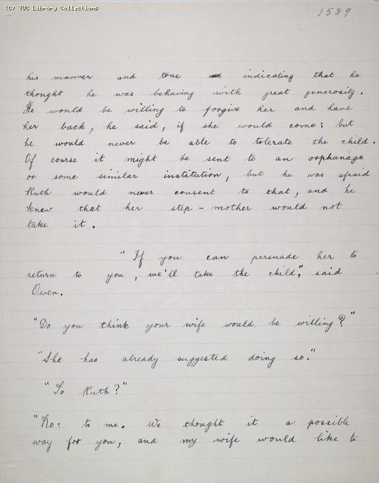 The Ragged Trousered Philanthropists - Manuscript, Page 1589
