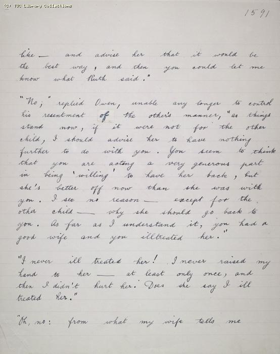 The Ragged Trousered Philanthropists - Manuscript, Page 1591
