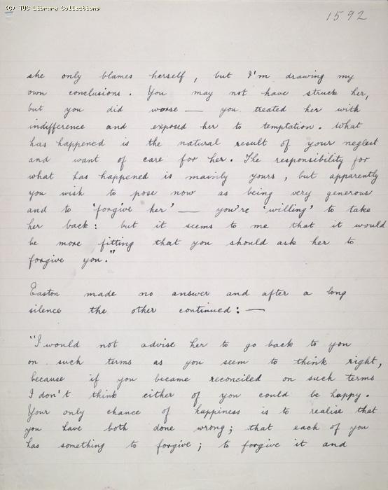 The Ragged Trousered Philanthropists - Manuscript, Page 1592