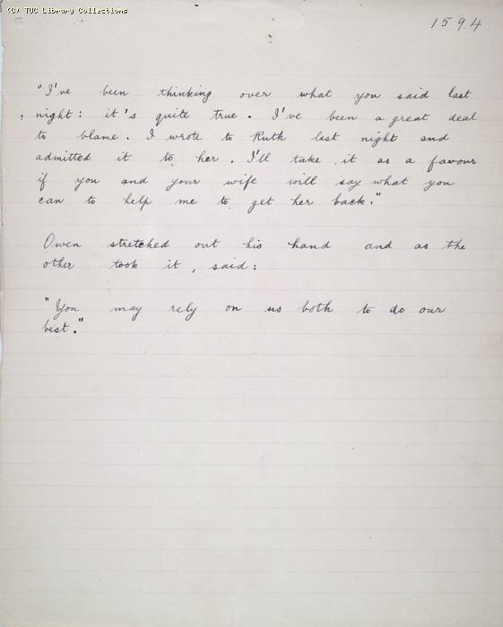 The Ragged Trousered Philanthropists - Manuscript, Page 1594