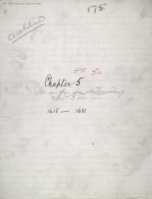 Chapter Page, not numbered
