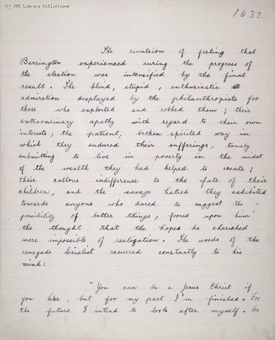 The Ragged Trousered Philanthropists - Manuscript, Page 1632