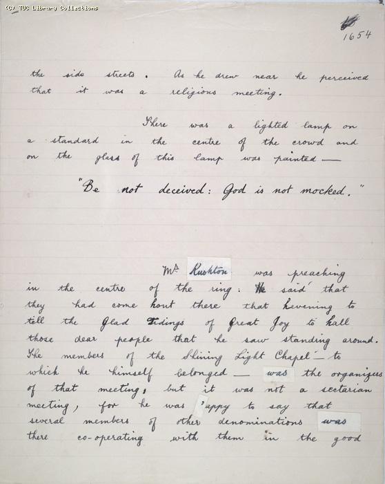 The Ragged Trousered Philanthropists - Manuscript, Page 1654