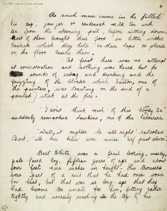 The Ragged Trousered Philanthropists - Manuscript, Page 4