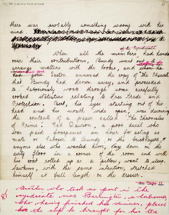 The Ragged Trousered Philanthropists - Manuscript, Page 11