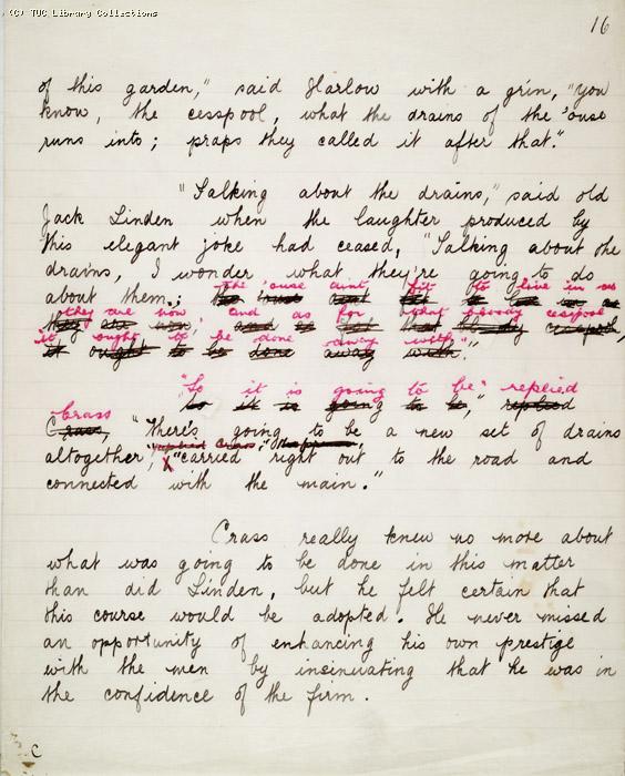 The Ragged Trousered Philanthropists - Manuscript, Page 16