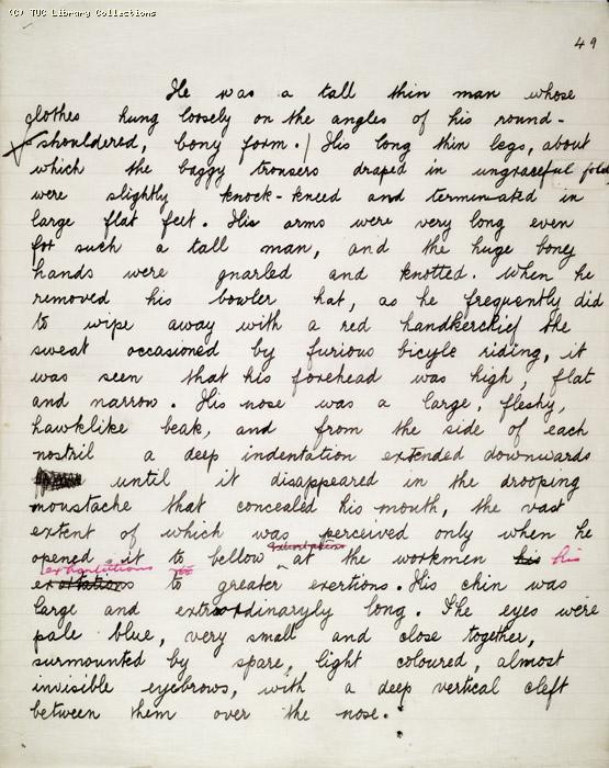 The Ragged Trousered Philanthropists - Manuscript, Page 49